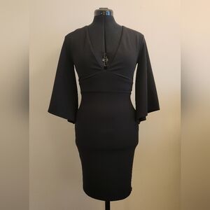 Lulu's Bell Sleeve Bodycon Dress